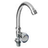 Кран Quartz 9861 (HВ03) одновентильный резин. кран-букса 3/8" хром без подв. (566-281)
