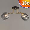 Люстра N4615/2 FGD+BK золото+черный 2х60Вт E27 h230 QH21