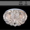 Люстра 5637/500 хром 5х40Вт E14 LED-RGB ПДУ d500 SDA19