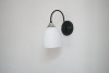 Бра N3221/1W BK+CR черный+хром 1x40Вт Е27 h230 QH20