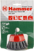 Кордщетка 207-204 HAMMER 75мм d6 чашка витая жесткая с хвост.