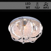 Люстра 5830/400 хром 4х60Вт E14 LED-WT ПДУ d400 MP3