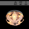 Люстра Y0964/300 CR хром 3х60Вт E14 LED WT ПДУ d300 MP3