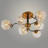 Люстра 06777/6 GAB+BK бронза+черный 6x40Вт E27 d660 h220 GNV23