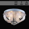 Люстра 76521/400 хром 4х60Вт E27 LED RBP ПДУ d400 MP3
