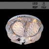 Люстра Y0931/400 хром 4х60Вт E14 LED RBP ПДУ d400 QH19