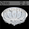 Люстра 5016/500 CR хром 5x40Вт E14 LED-WT ПДУ d500 ЛГР14