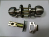 Защелка дверная S-Locked 6072-03 BK SN сатин фикс. (ШАР) (К+)