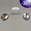 Люстра K2058/2 CH+WT хром+белый 2х60Вт E27 d560 h250 QH22