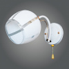 Бра N3247/1W WT+FGD золото+белый 1х40Вт Е27 QH19 h150