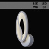Бра MX10001/1 WT белый LED 22Вт 3000K h265 (светодиодное)