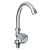 Кран Quartz 9831 (HВ20) одновентильный керам. кран-букса 1/2" хром без подв. (566-294)