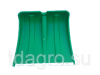 Лопата снеговая 380х365мм "СНЕЖОК" алюм. планка цв.