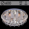 Люстра 5962/600 CR хром 8х40Вт E14 LED WT ПДУ d600 SDA19
