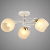Люстра C0653/3 FGD+WT золото+белый 3х60Вт E27 d570 h240
