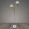 Торшер T2114/2 GD+WT золото+белый LED 2х8Вт h1580 BTH23