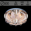 Люстра 5830/500 CR хром 5х60Вт E14 ПДУ LED WT d500 MP3 SDA19