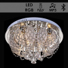 Люстра 5277/600 хром 8х40Вт E14 LED-RGB ПДУ d600 Bluetooth МР3