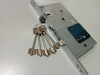 Замок врезной тяж. б/руч. DOORLOCK DL9252K 5сув.кл. 3 риг. ЗЩ (75338)