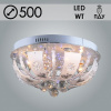 Люстра 76530/500 хром 6х60Вт E27 LED-WT ПДУ d500 HN19