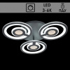 Люстра X20341/3 BK черный LED 110Вт 3000-6000K ПДУ диммер d530 MGF20