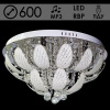 Люстра Y1086/600 хром 9х60Вт E14 LED-RBP ПДУ d600 QH19 МР3