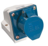 Розетка 123 стационарная 2Р+РЕ 32А 220В IP44 TDM
