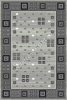 Ковер SILVER D117 (1,5х1,9м)  прямоуг. серый (MERINOS/Россия)