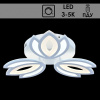 Люстра LI8511/3 WT белый 120Вт LED 3000-5000K ПДУ диммер d525 HN20 (светодиодная)