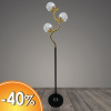 Торшер T2115/3 GD+BK золото+черный LED 3х8Вт h1650 BTH23