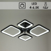 Люстра Y1161/4 BK чёрный LED 4x12+4x18Вт 4000-6500K d690 ПДУ диммер QH19