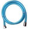 Шланг для душа 175см 1/2"(Имп)-1/2"(Имп) пластик голубой 569-011
