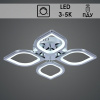 Люстра MX10016/4B CR хром LED 80Вт 3000+5000K ПДУ диммер d525 HN20 (светодиодная)