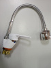 Смеситель для кухни DIORI SAP1-BQH1920-E24 белый крап гнущийся картридж (без подводки) (20шт)