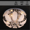 Люстра Y1179/400 хром 4х60Вт E14 LED WT ПДУ d400 QH19 MP3