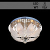 Люстра 5848/400 хром 4х40Вт E14 LED-WT ПДУ d400 SDA19