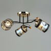 Люстра K2056/3 FGD+BK золото+черный 3х60Вт E27 d620 h250 QH22