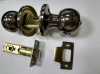 Защелка дверная S-Locked 6072-03 BK BH черный фикс. (ШАР) (30шт) (К+)