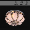 Люстра Y0887/400 хром 4х60Вт E14 LED-WT ПДУ d400 QH19 МР3