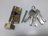 Механизм цилиндр. BRASS F 70мм золото 5перф.кл./верт. (12шт)