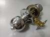 Защелка дверная S-Locked 6072-03 BK CP хром фикс. (ШАР) (30шт) (К+)