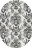 Ковер SILVER d225 (1,5х1,9м) овал серый (MERINOS/Россия)