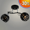 Люстра XA1381B/2 BK+CR черный+хром 2х60Вт E27 d470 h240 HN22