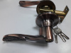 Защелка дверная S-Locked 330-01 ET AC медь кл./фикс. (СКОБА) (К+)