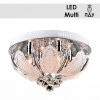 Люстра S1055/400 хром 4х60Вт E14 LED-Multi ПДУ d400