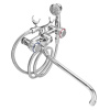 Смеситель для ванны Quartz 9831 (HB20) дл. излив керам. кран-буксы 1/2" хром (566-020)