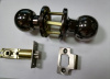 Защелка дверная S-Locked 6072-01 ET BH черный кл./фикс. (ШАР) (30шт) (К+)