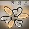 Люстра MD80092/3+3 2х66Вт LED 3000-5000К ПДУ диммер SDA19