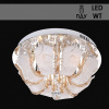 Люстра 5572/400 хром 4х40Вт E14 LED-WT ПДУ d400 SDA17