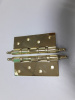 Петля RENZ 100-4BB 100х75мм chbp латунь блест. 4 подш. коронка (2шт)